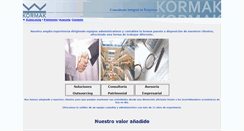 Desktop Screenshot of kormak.es