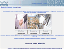 Tablet Screenshot of kormak.es